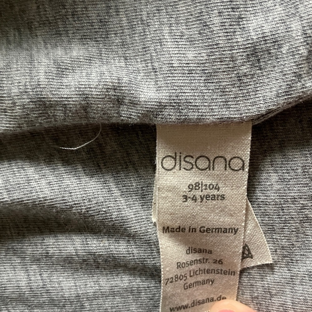 Kids Charcoal 100% Virgin Wool Disana Hooded Jacket - Picture 8 of 14